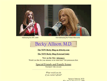 Tablet Screenshot of drbecky.com
